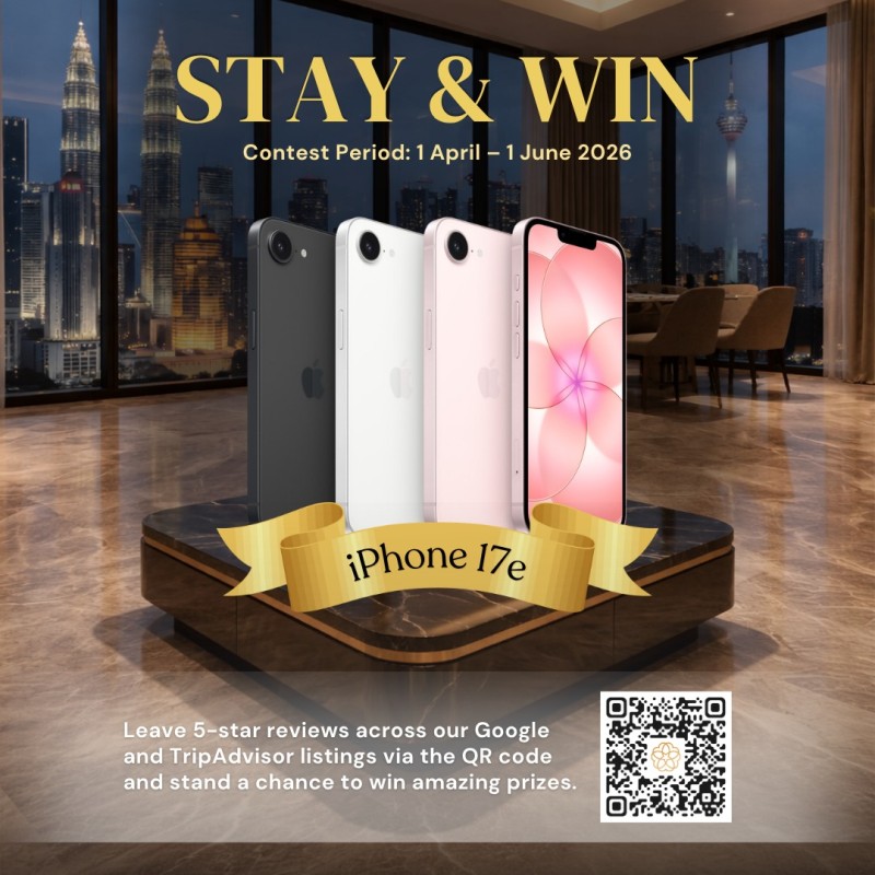 STAY & WIN IPHONE 17E | A REWARDING LUXURY ESCAPE AWAITS