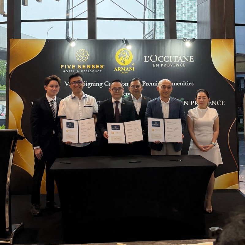 FIVE SENSES ANNOUNCES STRATEGIC COLLABORATION WITH ARMANI GROUP & L’OCCITANE EN PROVENCE