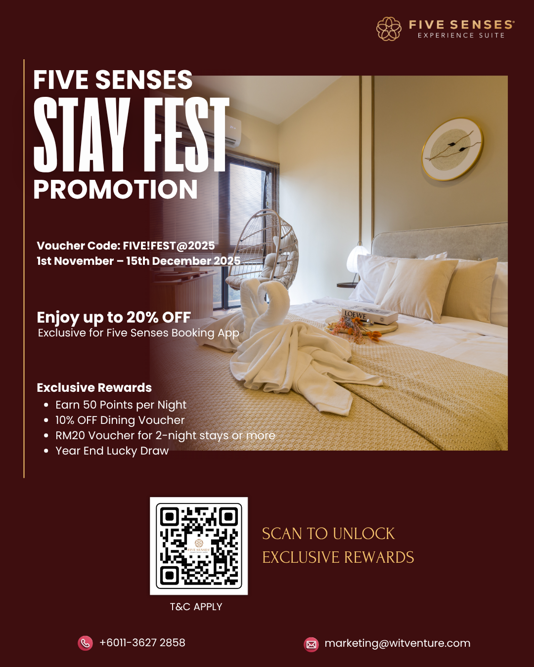 FIVE SENSES STAY FEST