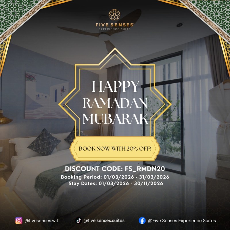 A BLESSED RAMADAN ESCAPE ENJOY 20% OFF
